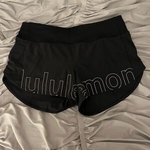Lululemon Women’s Black Running Shorts